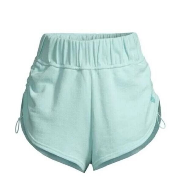 Free People Side Cinched Shorts In Clear Skies - Picture 2 of 11